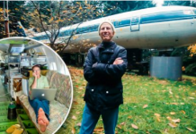 Engenheiro aposentado comprou um Boeing 727 usado e fez sua casa