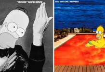 Artistas criaram ótimas e engraçadas referências dos Simpsons nas capas de álbuns musicais!