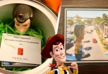 Menino esqueceu seu 'Woody' em um hotel, mas lhe foi devolvido após umas férias para o boneco!
