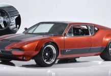Está sendo leiloado o incrível modelo Tomaso Pantera de 1972, o tesouro ítalo-argentino