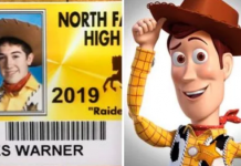 Escola deixa alunos tirar a foto de identificação escolar fantasiados!