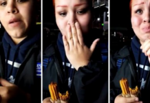 Rapaz pediu à namorada em casamento da maneira mais romântica: enquanto comia um churros