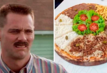 Inventada a primeira pizza de alface, arroz e ovo...e não parece apetitosa!