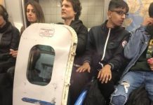 13 raridades engraçadas encontradas no transporte público
