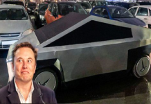 Russo transformou seu carro em um Cybertruck e confundiu todos na estrada