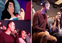 Homem modificou filme da Disney no cinema para pedir a namorada em casamento