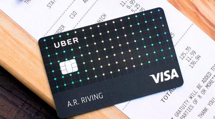 novo cartão de crédito do Uber