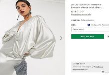 Mulher histérica com vestido ASOS de R$674,83 que encomendou faz com que ela 'pareça com Jesus'