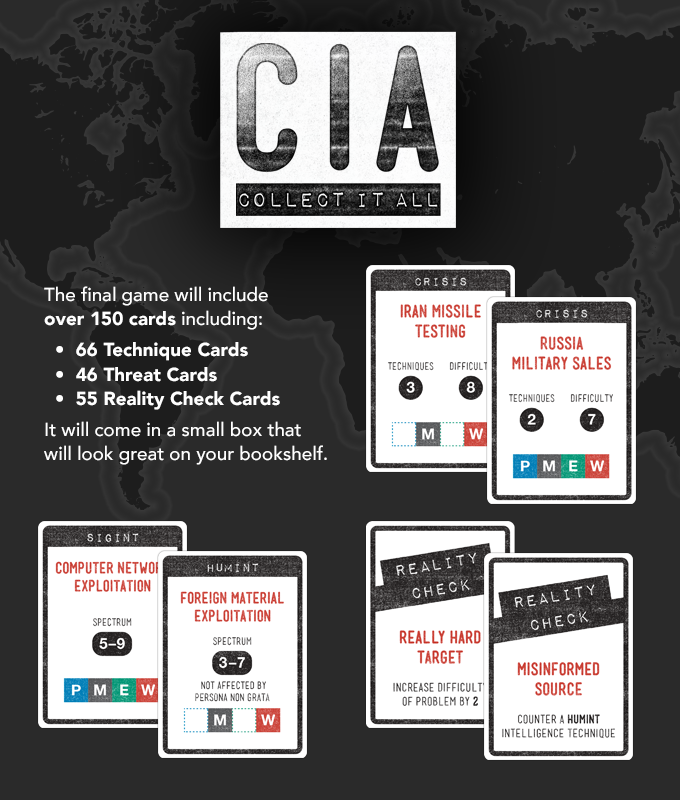 CIA: Collect It All card game