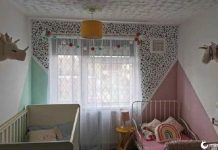 Veja como uma mãe transformou o quarto dos filhos usando apenas palito de aipo e testadores de tinta