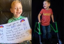 A estrela britânica de Got Talent, Christian Kildruff, está caminhando para aumentar dinheiro para o NHS
