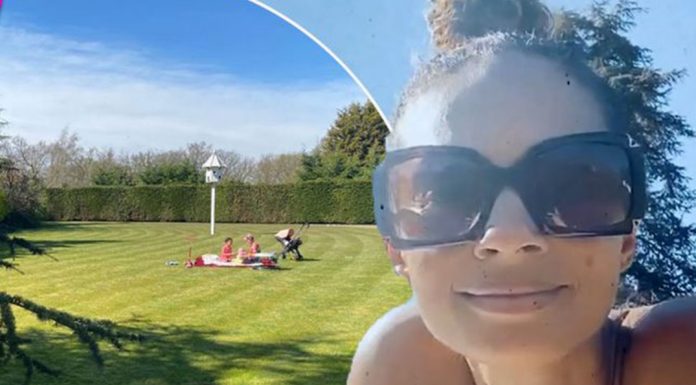 Alesha Dixon irritou seus fãs quando eles confundiram seu jardim com um parque público em meio a COVID-19.