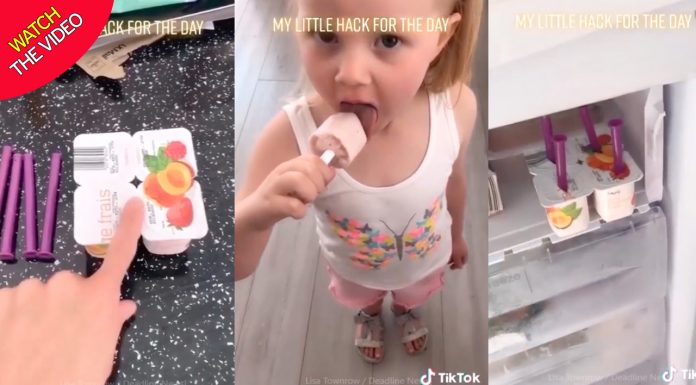 A genialidade da mãe para fazer gelados caseiros usando tubos de seringas