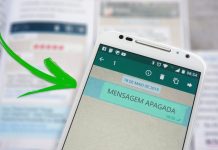 mensagens excluídas do WhatsApp
