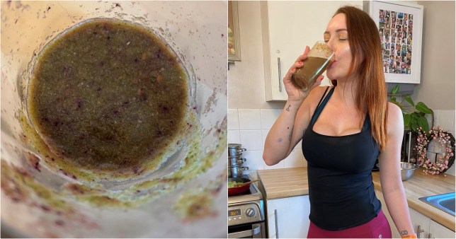Mãe bebe smoothies de esperma para combater o coronavírus