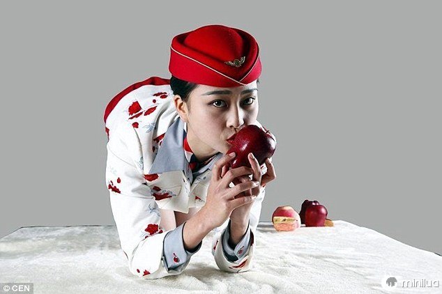 Air Hostess Kiss Apple
