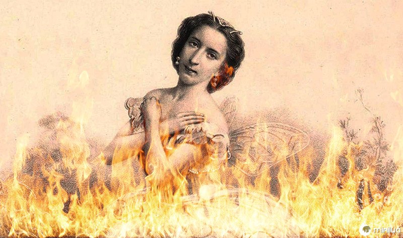 burning ballet dancer