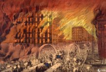 A vaca da sra. O'Leary começou o incêndio em Greta Chicago?