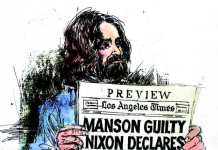 A camisa da prisão do líder cultural Charles Manson