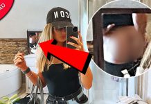 Ela postou no Instagram antes de perceber o que estava escondido no fundo da imagem