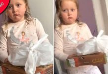 Menina de 5 anos, recebe entrega de pizza do vizinho e sofre quando é forçada a devolvê-la