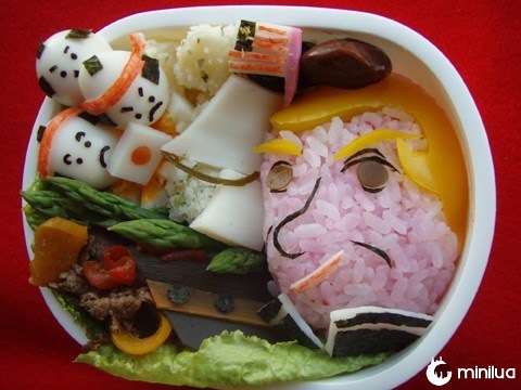 Donald Trump bento kyaraben art