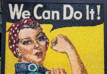 A inspiração da vida real do famoso pôster de Rosie the Riveter feito de jujubas