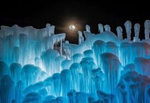 Castelos de gelo gigantes para você jogar de uma empresa sediada em Utah