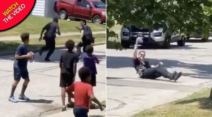 Resposta policial emocionante à queixa sobre crianças negras brincando na rua