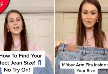 O truque infalível da mulher mais experiente para ver se o jeans se encaixa sem sequer experimentá-lo