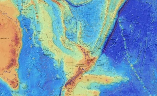 Continente perdido da Nova Zelandia mapeado em detalhes sem precedentes