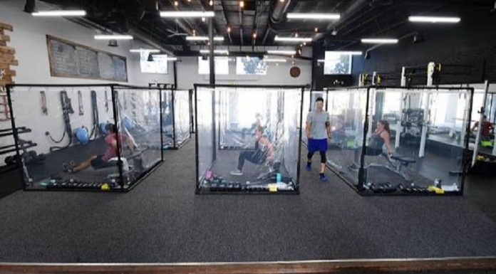 California Gym reabre após a construção de vagens de treino para os membros