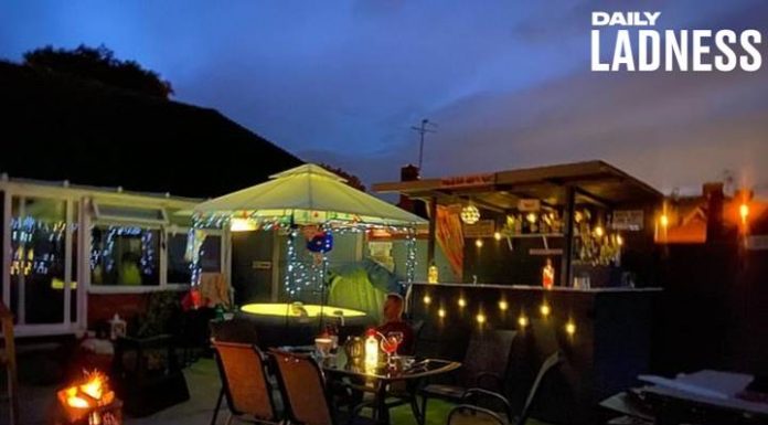 Família recria Glastonbury em seu próprio quintal após 2020 evento cancelado