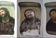Colecionador de arte chocado com pintura da Virgem Maria é arruinado por restauração mal feita