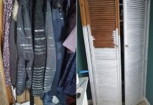 O fracasso em bricolage da mulher deixa os outros em pontos depois que ela tentou renovar o guarda-roupa velho