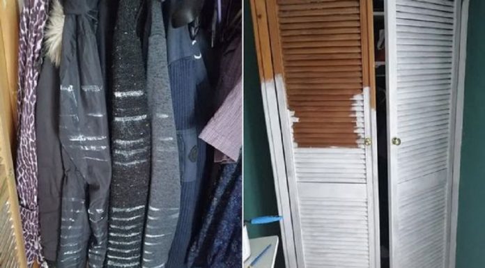 O fracasso em bricolage da mulher deixa os outros em pontos depois que ela tentou renovar o guarda-roupa velho