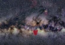 Misterioso brilho vermelho detectado no centro da Via Láctea pela primeira vez