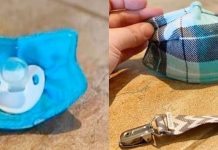 Aviso urgente sobre os perigos de usar máscaras em bebês associadas às chupetas