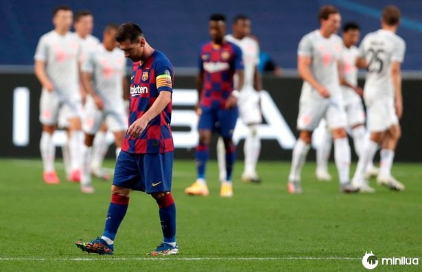 A derrota esmagadora do Barça para o Bayern ajudou a empurrar Messi para a porta de saída