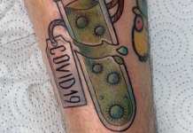 As pessoas estão fazendo tatuagens no Covid-19 para comemorar a pandemia