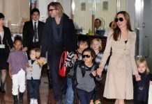 Angelina Jolie recebe visita secreta da mãe do ex-Brad Pitt, Jane e família