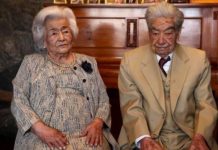 Casal com idade combinada de 214 O casal mais velho do mundo