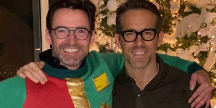 Ryan Reynolds e Hugh Jackman se unem para vender limonada em barraca e arrecadar doações - Bastidores
