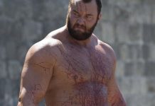A estrela de Game Of Thrones, Thor Bjornsson, anuncia o nascimento do primeiro filho