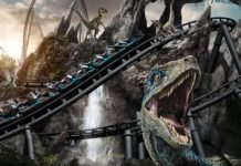 A aterrorizante nova montanha-russa Jurassic World da Universal será uma das mais rápidas
