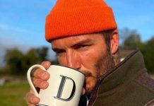 David Beckham se reúne com os amigos em Londres