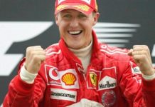 Michael Schumacher "lutando" enquanto ex-chefe da Ferrari levanta o controle sobre visita secreta
