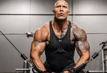 Dwayne Johnson sofre uma lesão no rosto durante o treino: 'Fiquei confuso e precisei de pontos'