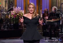 Adele brinca que não a veremos novamente até o ano que vem, depois de impressionar os fãs no SNL