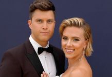 Scarlett Johansson e o novo marido Colin Jost planejaram casamento secreto em 'algumas semanas'